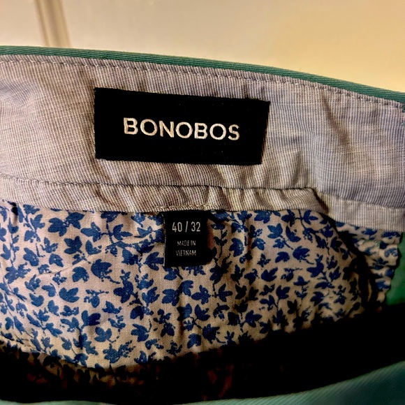 Bonobos Stretch Washed Chinos Duck Egg - Picture 3 of 4